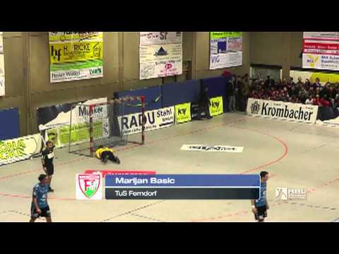 Marijan Basic vom Zweiligisten TuS Ferndorf erzielt erstes Tor des Monats im Handball