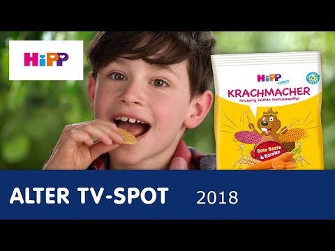 Alter TV-Spot (2018): HiPP Kinder Krachmacher – Junges Gemüse aufgepasst!