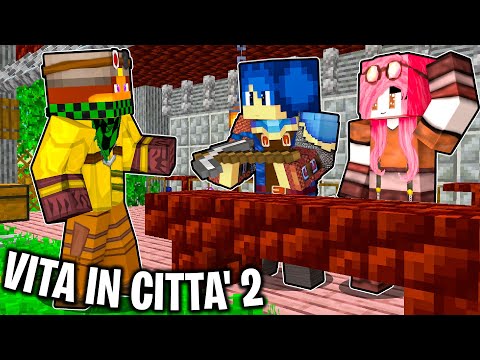 HO COSTRUITO IL NEGOZIO DI STEF E PHERE - VITA IN CITTÀ 2 - Minecraft
