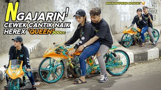 Download lagu TEACHING A SUPER PRETTY GIRL TO RIDE A HEREX 'QUEEN' 300cc || RIZAL RANS FULL SMILE SMILE mp3