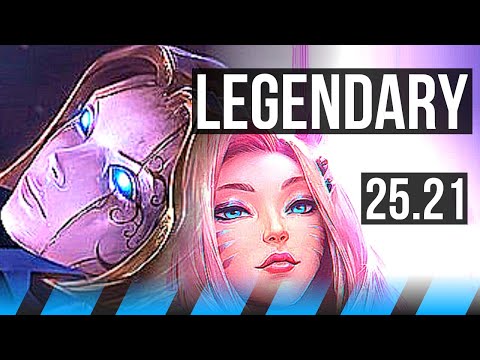 ORIANNA vs AHRI (MID) | Legendary, 48k DMG | KR Diamond | 25.21