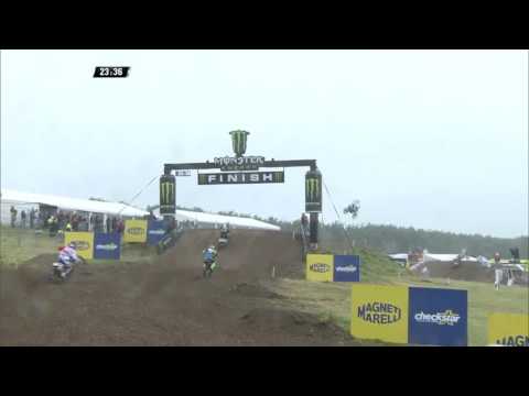 Valentin Guillod crash FULLBACK MXGP of Great Britain MXGP race 2 - motocross