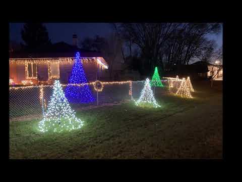 How to make Christmas Trees with Christmas Lights...
