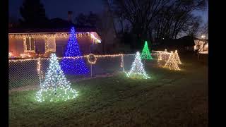 How to make Christmas Trees with Christmas Lights Decoration Ideas Quick Simple Tutorial Outdoor