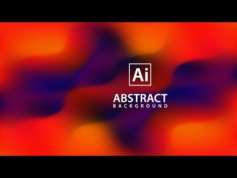 Abstract Background Design in Adobe Illustrator