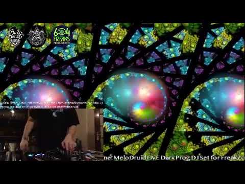MeloDruid LIVE STREAMING w/Video & Animations DJ Set (Dark Prog) for Freaky Zone (PT)
