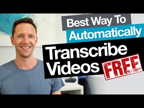 Transcription: Best Free Way to Automatically Transcribe Video (Audio to Text) Video
