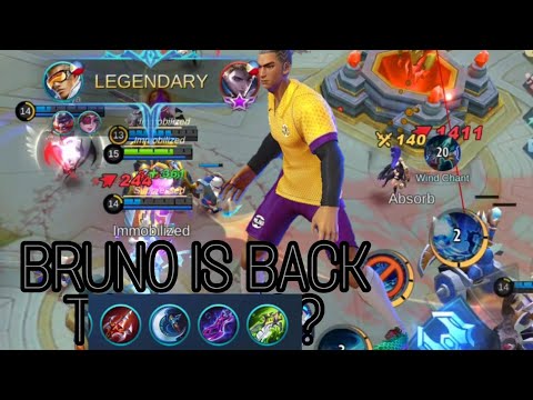 MLBB BRUNO critical attack damage how to use bruno?