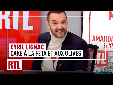 Cyril Lignac: Feta and olive cake