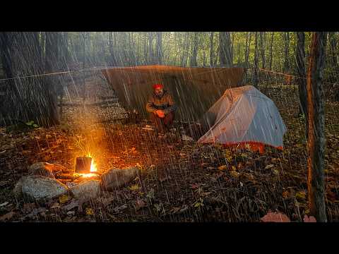 Camping in the Rain | 3 Days of Non-Stop Rain Storms