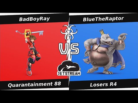 Quarantainment 88 Losers R4 - BadBoyRay (Sora) Vs BlueTheRaptor (King K Rool) - SSBU