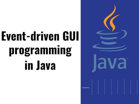 19 Event Driven Gui Programming In Java
