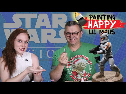 How to paint #StarWars Legion: Clone Troopers | Painting Happy Lil Minis | Live #Tutorial Show