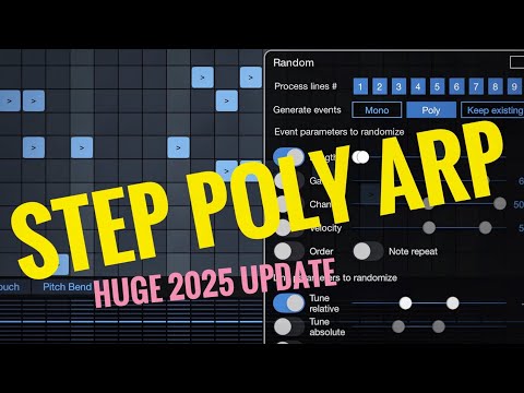 StepPolyArp Jan 2025 Update: Amazing (iOS & Mac AUv3 Sequencer & Arp)