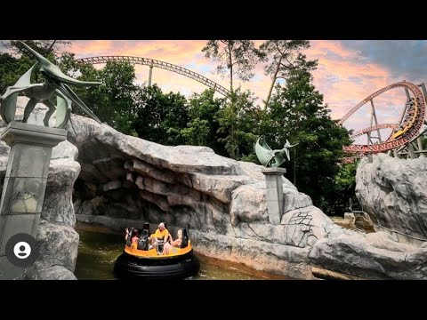Dino Splash 4K On-Ride POV - Holiday Park