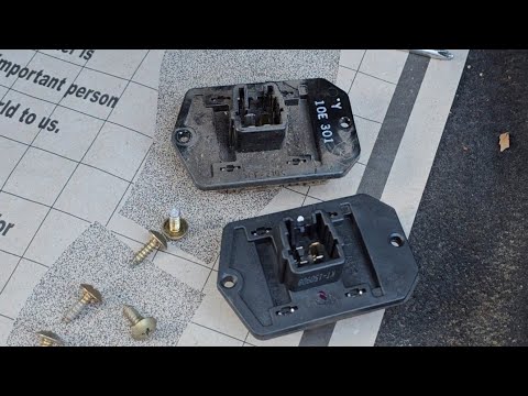 How to Change Blower Motor Resistor In Mitsubishi Galant