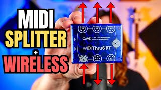 Video thumbnail for WIRELESS Bluetooth MIDI + MIDI Splitter - WIDI Thru 6 BT - Demo/Review by Scott Uhl