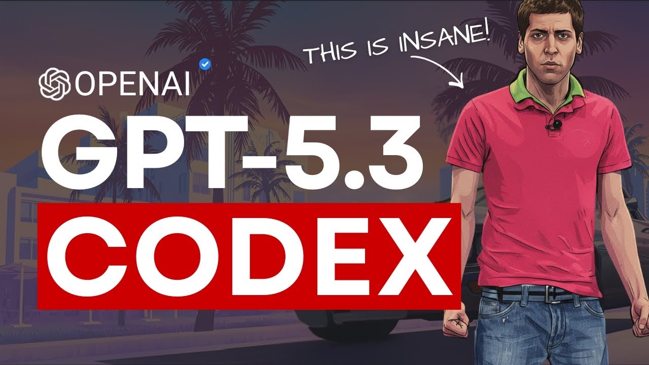 GPT-5.3-CODEX: New Codex App (Building a GTA Game)!