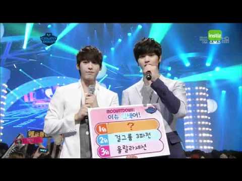 [VID] 120510 BTOB Minhyuk & Sungjae MC Cut @ MCountdown