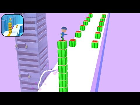 Satisfying Mobile Game Cube Surfer Funny Gameplay (Android,iOS) Walkthrough All Levels Big Update