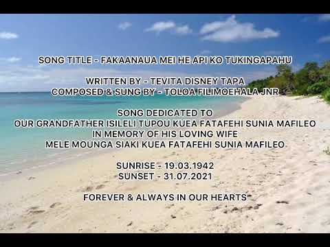 FAKA'ANAUA MEI HE 'API KO TUKINGAPAHU
