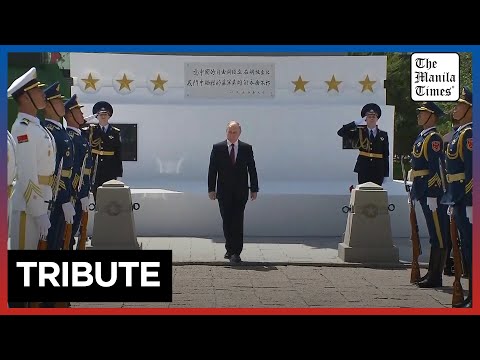 Putin visits Soviet martyrs' monument in China visit