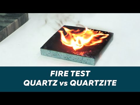 Fire test: QUARTZ vs QUARTZITE | UNQ Stone