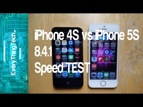 iPhone 4S vs iPhone 5S iOS 8.4.1!