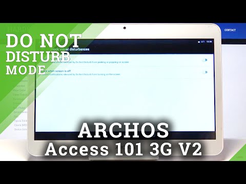 How to Enable Do Not Disturb Mode on ARCHOS Access 101 3G V2 – Activate Silent Mode