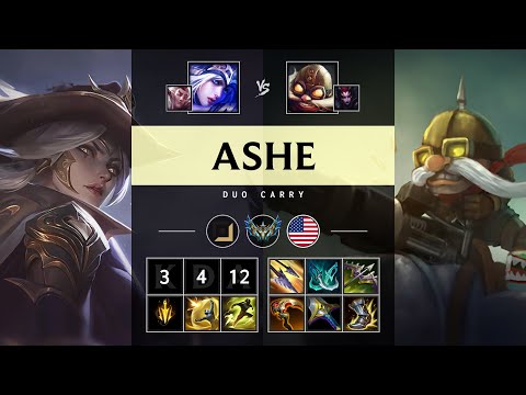 Ashe ADC vs Corki - NA Challenger Patch 25.10
