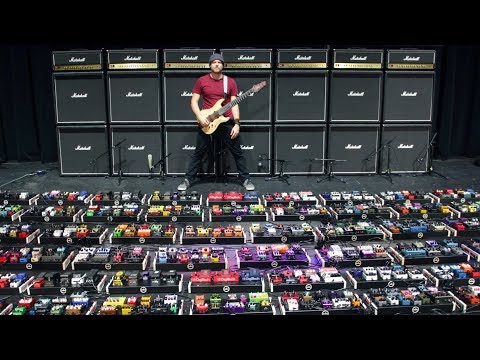 The World's Largest Guitar Pedalboard (world record)