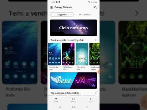 come attivare il tema principale del cell.