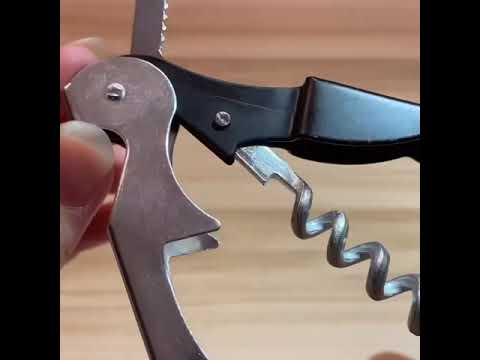 KALPAVRIKSHA'S Wine Opener, cork screw opener, wine accessories, 3 in 1 opener