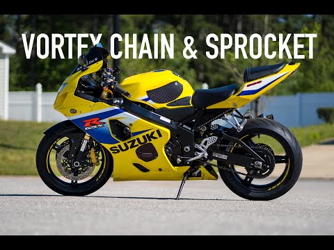 VORTEX Chain & Sprocket Install on GSXR 600 (TOTALLY WORTH IT!)
