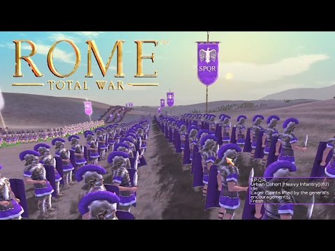 SPQR vs Gaul | Units Matched (Rome Total War)