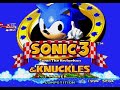 HD Walkthrough - Genesis - Sonic 3 & Knuckles | Knuckles Story - All Emeralds