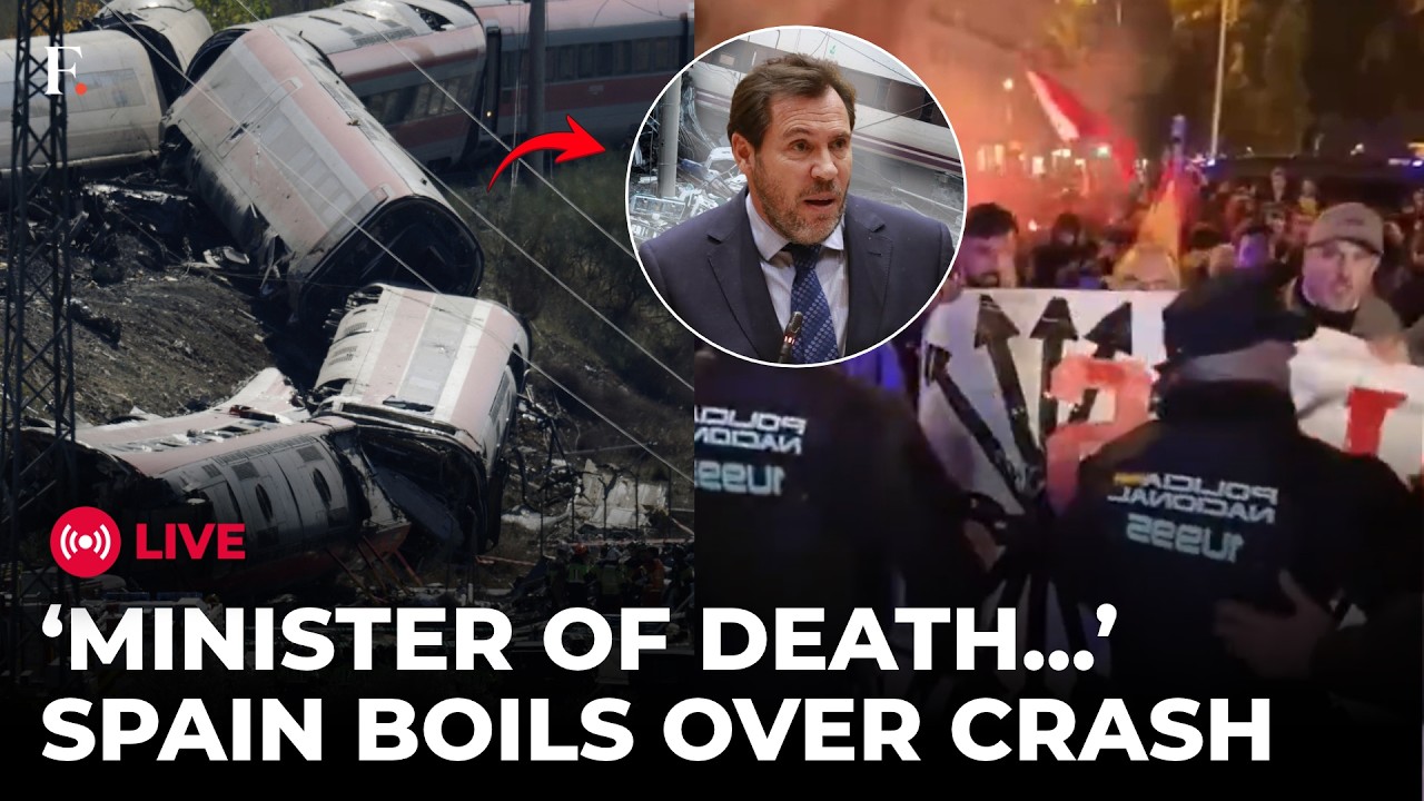 LIVE: ‘Blood On Your Hands’: Protesters Turn On Sánchez Government After Deadly Train Crash In Spain