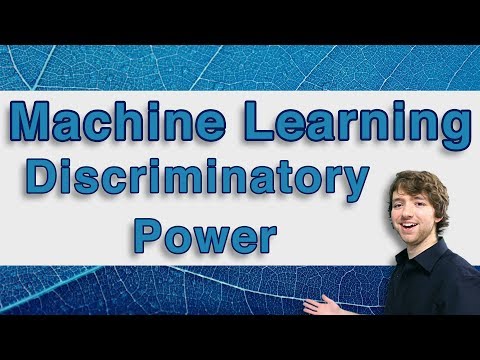 Machine Learning Tutorial 22 Discriminatory Power