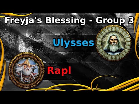 Age of Mythology: Ulysses vs Rapl - Freyja's Blessing Tournament - Group 3