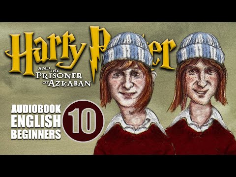 ⚡Harry Potter Book 3 CH 10⚡AZKABAN 👻🧙 Reading for English Beginners (Leitura Guida)