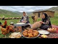 Daily Rural Life In Iran Cooking Duck Chicken Biryani Homemade Village Butter