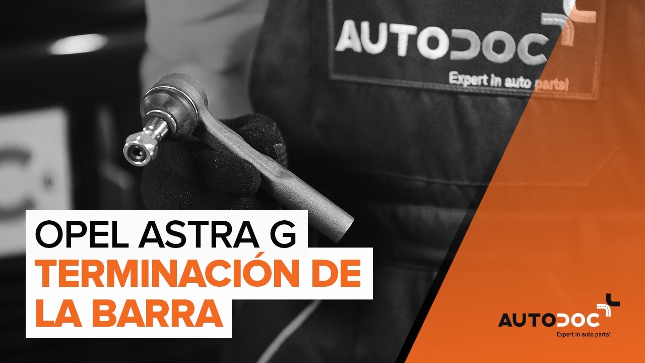 Cómo cambiar: rótula de dirección - Opel Astra G F48 | Guía de sustitución