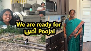 Getting ready for🇺🇸 BHOOMI POOJA in USA / LAND POOJA preparations made prasadham/FamilyTravelerVLOGS