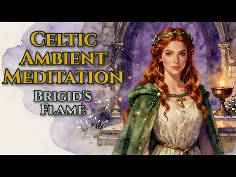 Imbolc Ritual Music – Brigid’s Flame (Full Album) | Celtic Ambient for Sleep, Meditation & Healing