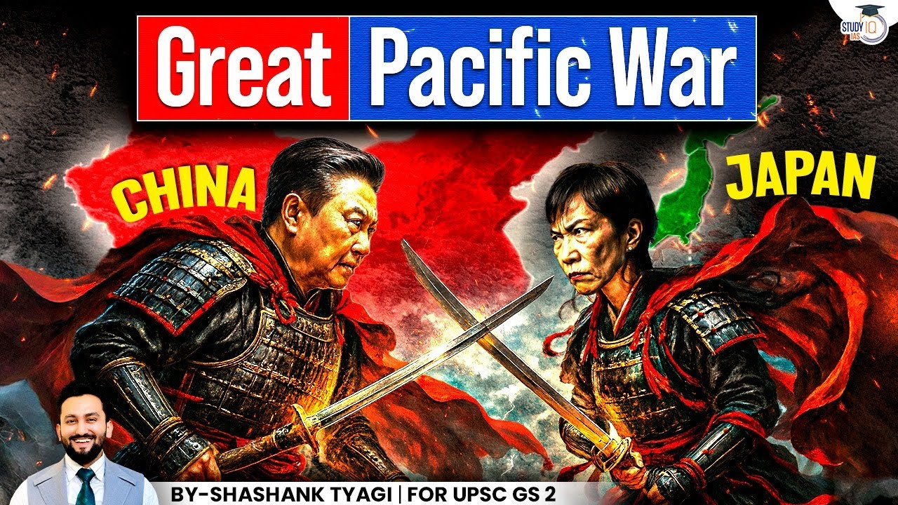 Japan-China Conflict in the Pacific War | GS 2 International Relations | StudyIQ IAS