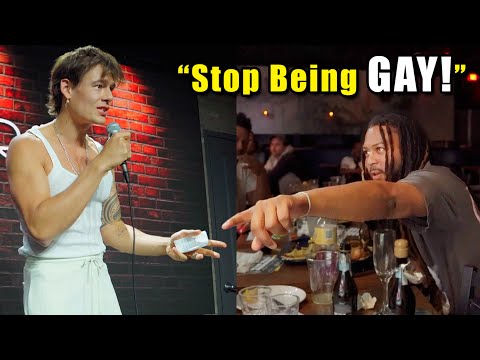 Comedian vs Homophobic Heckler! Mario Adrion | Stand Up Comedy | Crowd Work