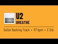 U2 - Breathe (Guitar Backing Track | Studio Version | NO VOCALS)