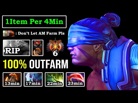 100% OUTFARM ENEMY 1Item Per 4Min Super Pro Anti-Mage EZ Counter 9K Juggernaut 1v5 Boss DotA 2