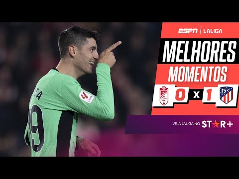 Gols e lances de Granada x Atlético de Madri