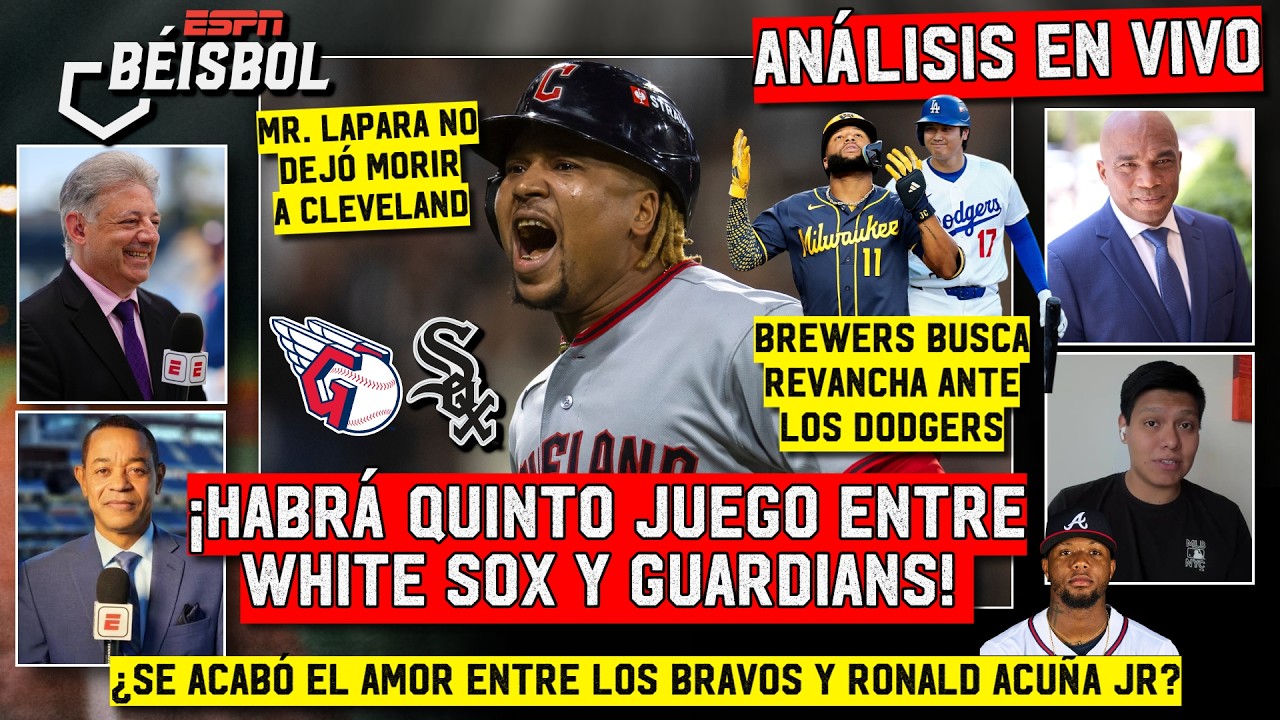 GUARDIANS NO SE RINDE vence a WHITE SOX y hay JUEGO 5. REVANCHA de BREWERS vs DODGERS | ESPN Beisbol